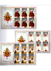 2005 Minifogli Inizio pontificato papa Benedetto XVI 